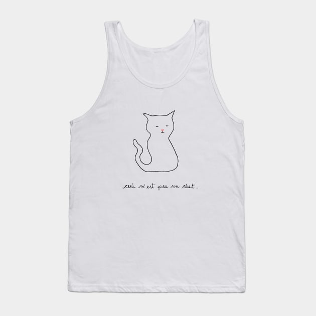 This is not a cat Tank Top by alwaysagilmore